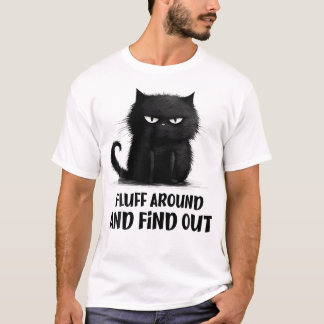 Camiseta Camisas De Gato Fluyen Y Averiguan