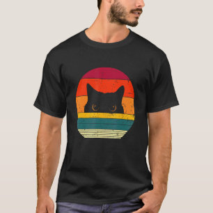 Camiseta Camisas de gato retro, , amante de gato negro vint