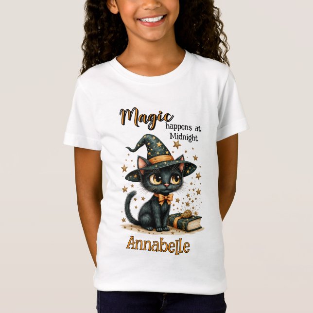 Camiseta Camisas de gato salvaje, T de Halloween, temporada (Anverso)