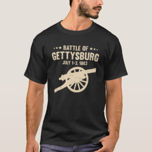 Camiseta Camisas de Gettysburg Campaña de guerra civil Cami