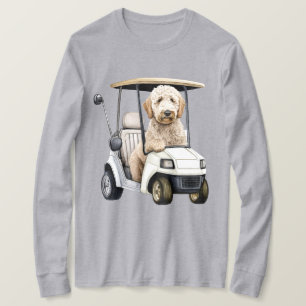 Camiseta Camisas de golf de papá de perro de Labradoode Gol