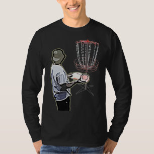Camiseta Camisas de golf en disco para hombres de larga dur