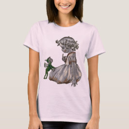 Camiseta Camisas de hadas verdes y chicas