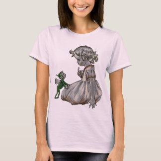 Camiseta Camisas de hadas verdes y chicas