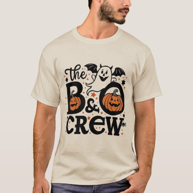 Camiseta Camisas de Halloween para Fantasma de Boo Crew - G (Anverso)