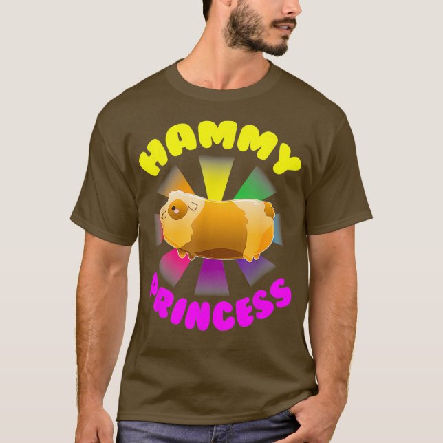 Camiseta Camisas de Hamster para Chicas Amor Hamsters Hammy (Anverso)