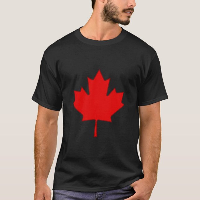 Camiseta Camisas de hojas de arce de Canadá (Anverso)