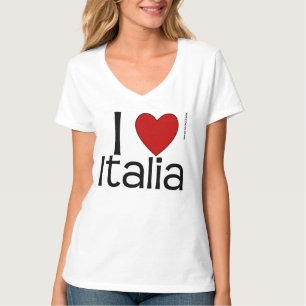 Camiseta Camisas de I Heart Italia