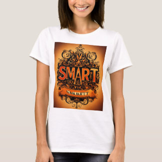 Camiseta Camisas de impresión naranja inteligente para muje