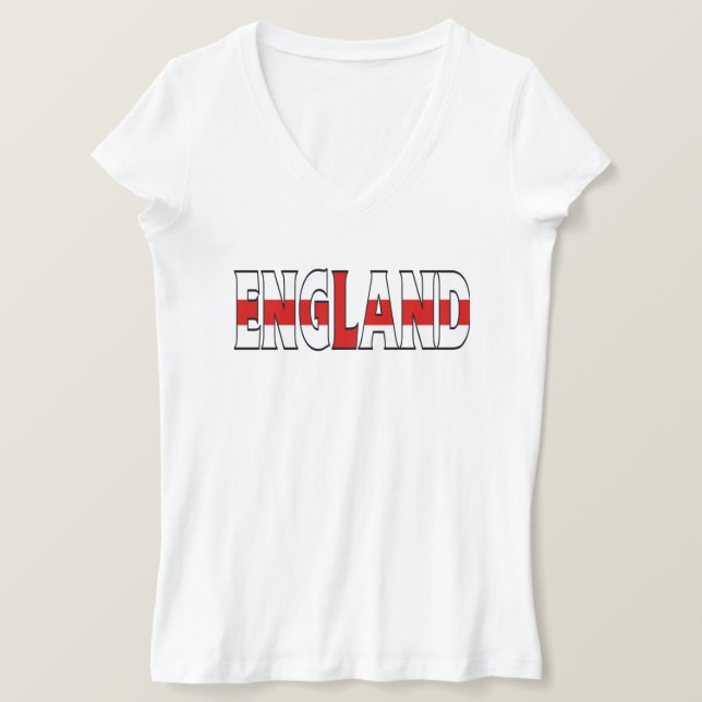 Camiseta Camisas de Inglaterra (Anverso del diseño)