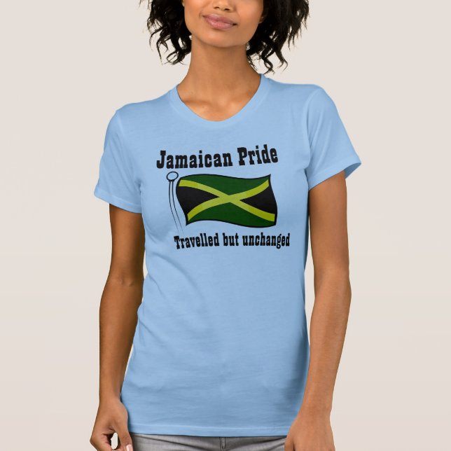 Camiseta Camisas de Jamaica recorridas pero sin cambios (Anverso)