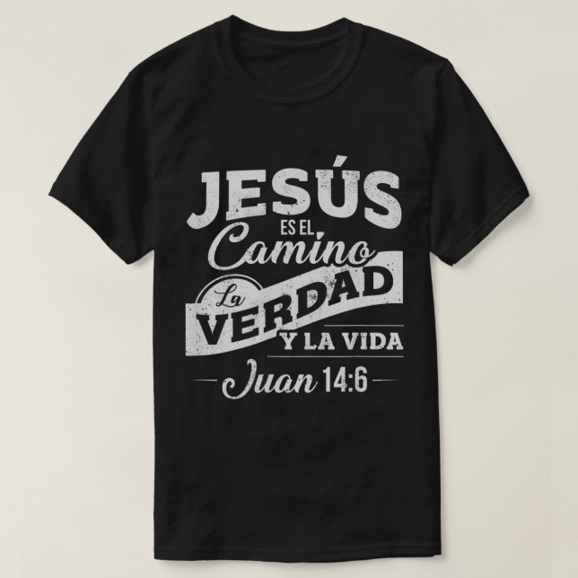 Camiseta Camisas de Jesus con versiculos de la Biblia (Diseño del anverso)