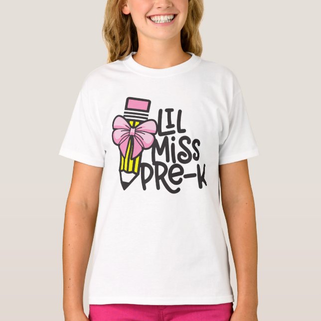 Camiseta Camisas de kindergarten para chicas (Anverso)