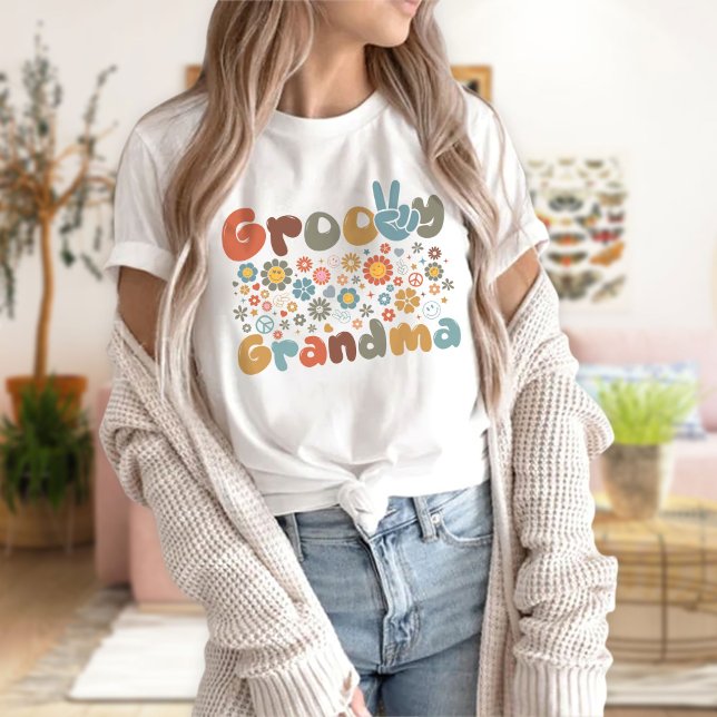 Camiseta Camisas de la abuela Groovy, escuadrón de la abuel (Subido por el creador)