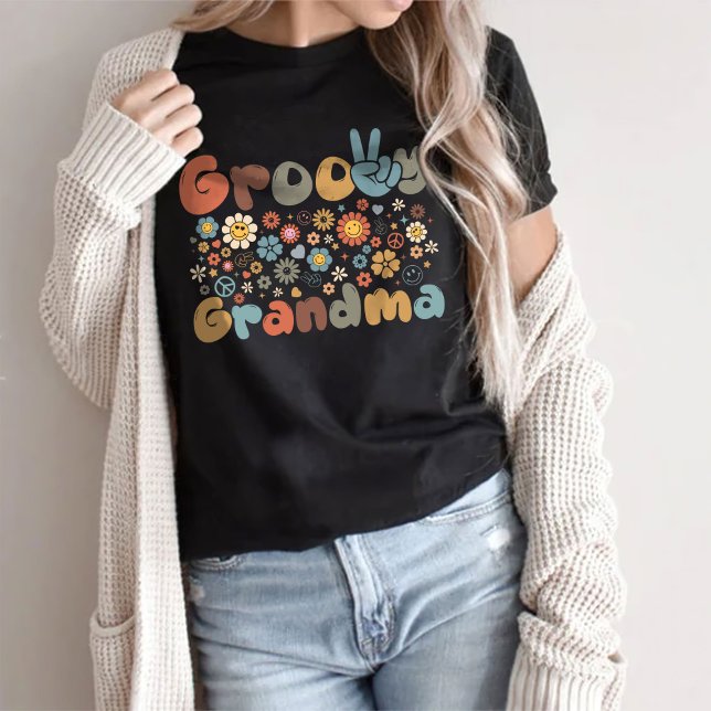 Camiseta Camisas de la abuela Groovy, escuadrón de la abuel (Subido por el creador)