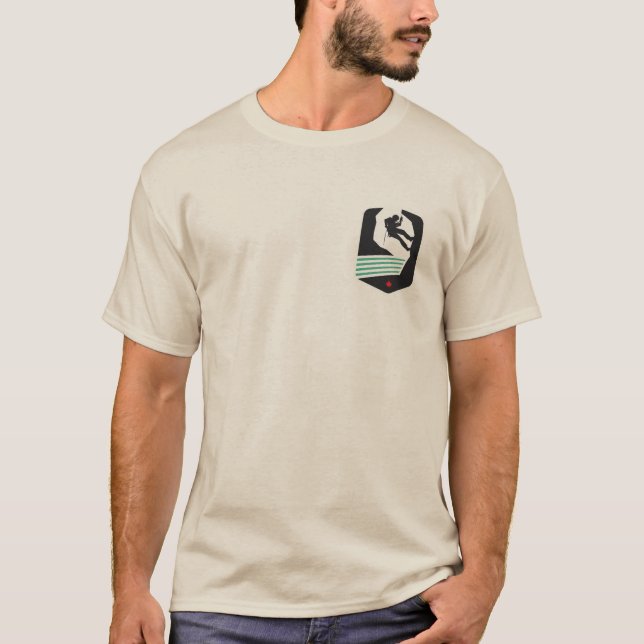 Camiseta Camisas de la Asociación Canadiense de Canyoning (Anverso)