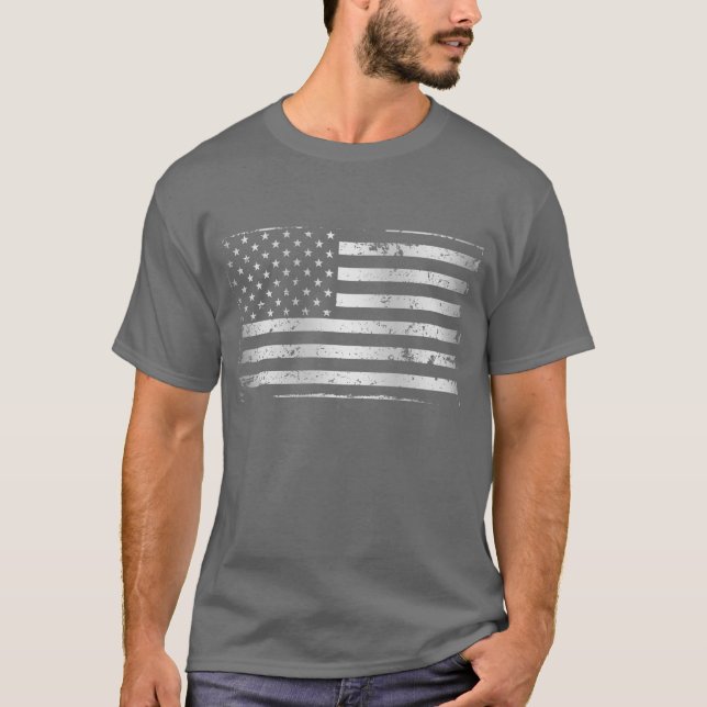 Camiseta Camisas de la Bandera Americana II con problemas (Anverso)