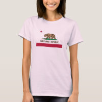 Camisas de la bandera azul rosada para mujeres en 