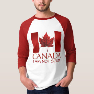 Camiseta Camisas de la bandera de Canadá de la bandera del