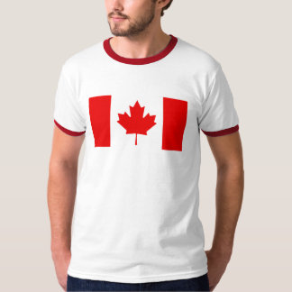 Camiseta Camisas de la bandera de Canadá para hombres con j