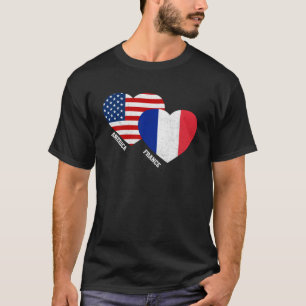 Camiseta Camisas de la bandera de Francia Orgullo Francés-E