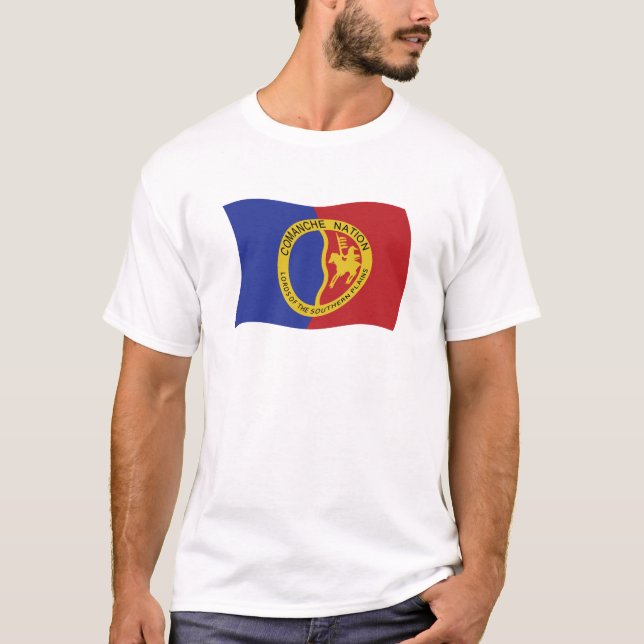 Camiseta Camisas de la bandera de la Nación Comanche (Anverso)
