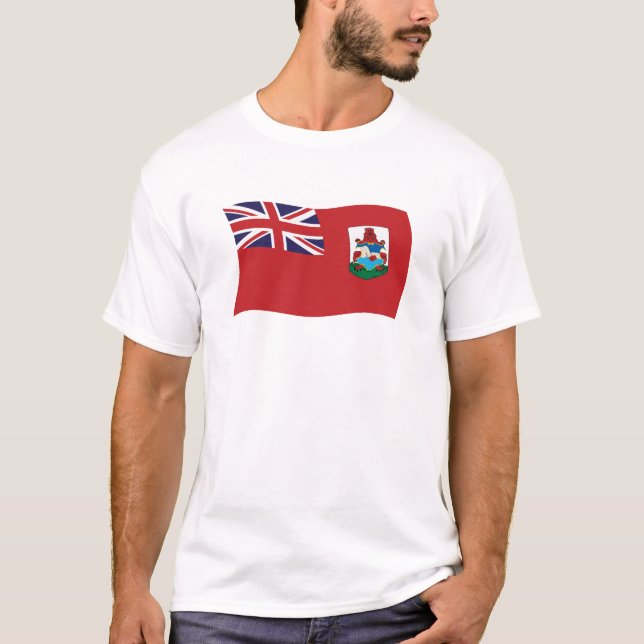 Camiseta Camisas de la bandera de las Bermudas (Anverso)