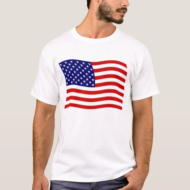 Camiseta Camisas de la bandera de los Estados Unidos de Amé (Anverso)