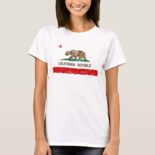 Camiseta Camisas de la bandera del estado de California