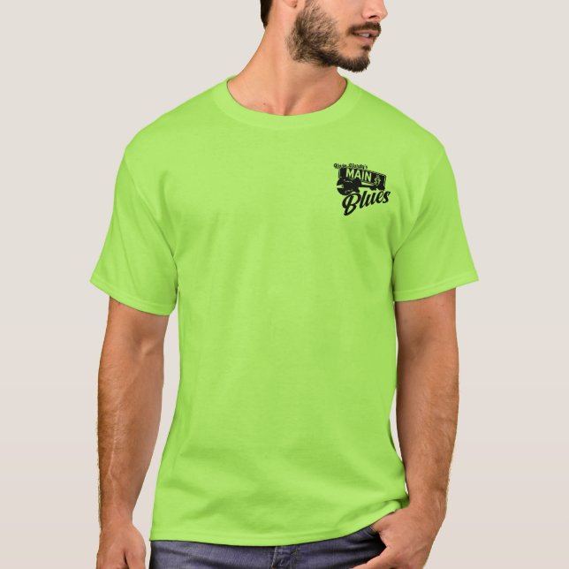 Camiseta Camisas de la calle principal Blues Tee (Anverso)