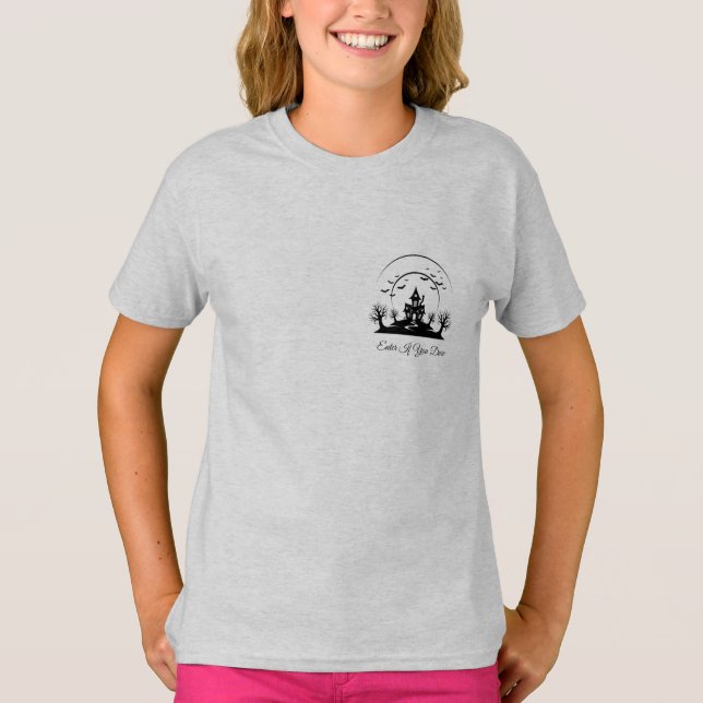 Camiseta Camisas de la casa embrujadas de Halloween - Grasa (Anverso)