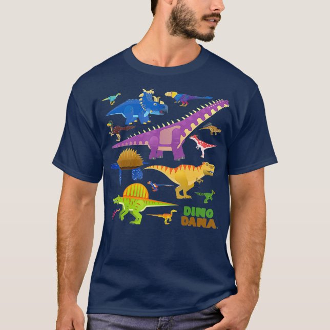 Camiseta Camisas de la colección Dino Dana Dinosaur (Anverso)