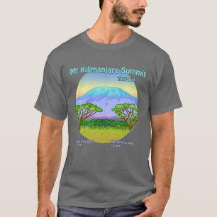Camiseta Camisas de la Cumbre del Monte Kilimanjaro