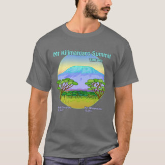 Camiseta Camisas de la Cumbre del Monte Kilimanjaro