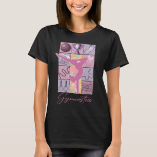 Camiseta Camisas de la era de la gimnasia retro, equipo de