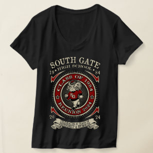Camiseta Camisas de la Escuela Secundaria South Gate Ramsey