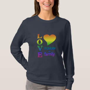 Camiseta Camisas de la FAMILIA de RAINBOW - elegir estilo y