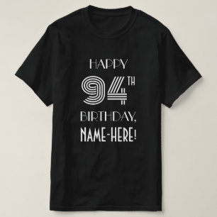 Camiseta Camisas de la fiesta de cumpleaños 94 inspiradas e
