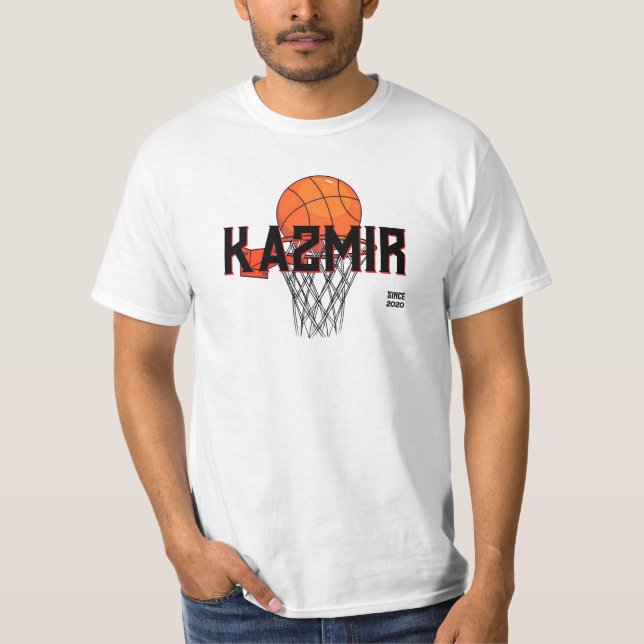 Camiseta Camisas De La Gráfica Blanca De Kazajistán (Anverso)