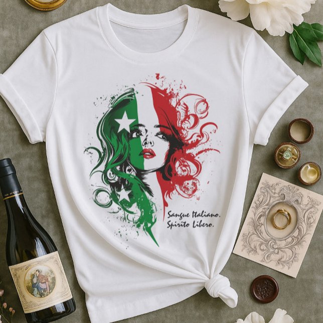 Camiseta Camisas de la Herencia Italiana | Feminina inspira (Subido por el creador)