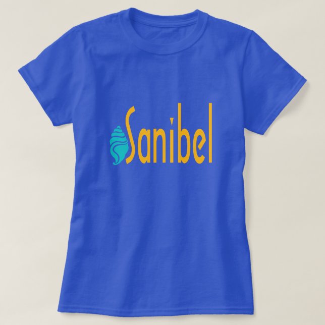 Camiseta Camisas de la isla de Sanibel (Diseño del anverso)