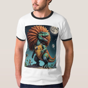 Camiseta Camisas de la jungla de robots cósmicos del espaci