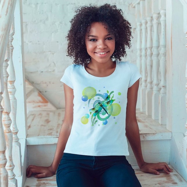 Camiseta Camisas de la libélula verde azul (Subido por el creador)