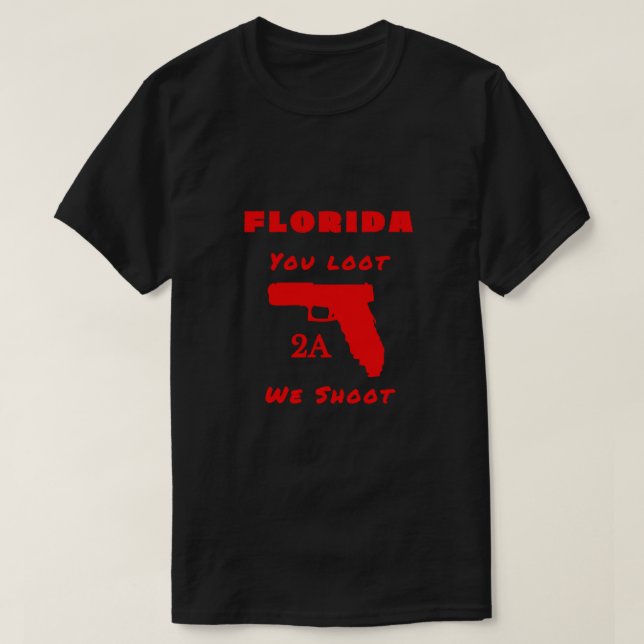 Camiseta Camisas de la Libertad de la Segunda Enmienda de F (Diseño del anverso)