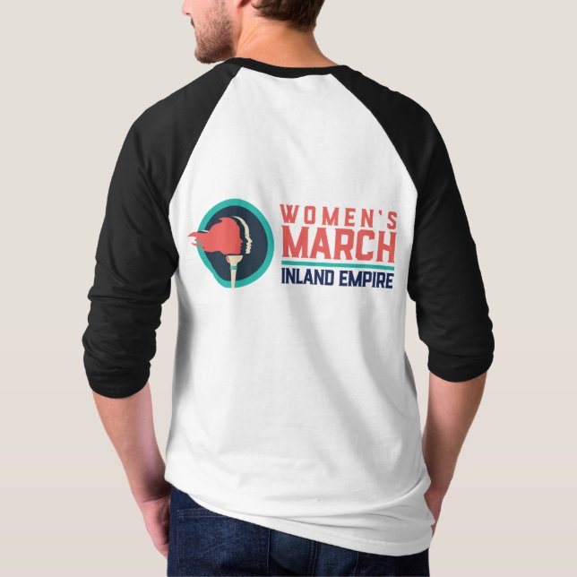 Camiseta Camisas de la Marcha de las Mujeres por el Interio (Reverso)