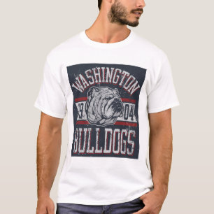 Camiseta Camisas de la mascota de la vendimia White Washing