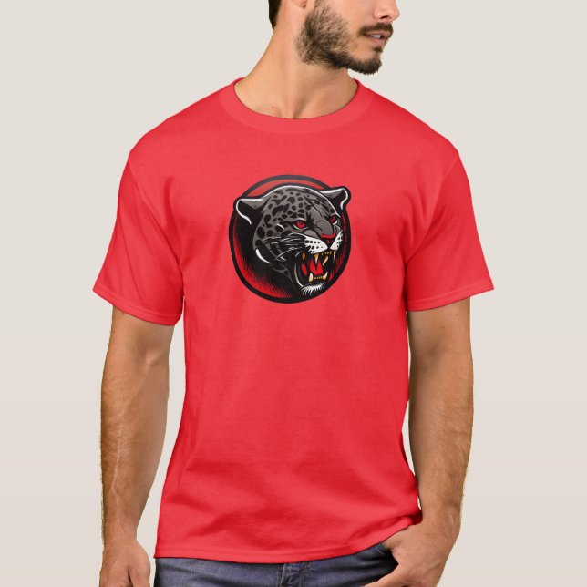 Camiseta Camisas de la Pantera Medianoche Emblem T-Shirt (Anverso)