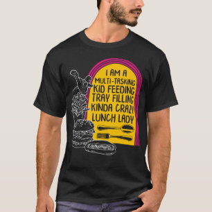 Camiseta Camisas de la Señora del Almuerzo, Cafetería de la