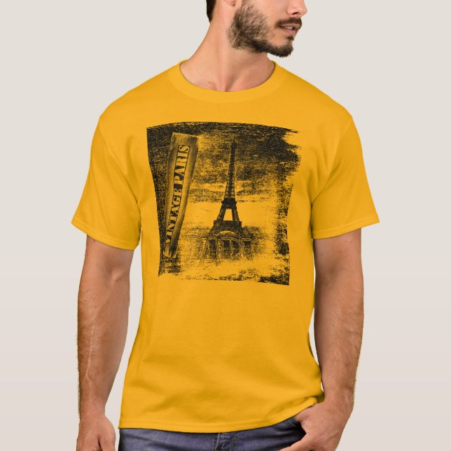 Camiseta Camisas de la Torre Eiffel de París (Anverso)