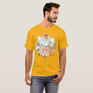 Camiseta Camisas de la Vida de la Playa de California